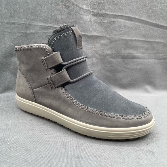 ECCO Soft 7 Tred‎ Women's 42 Size 11 Ankle Chukka Boots Titanium Gray Shoes - Picture 1 of 10